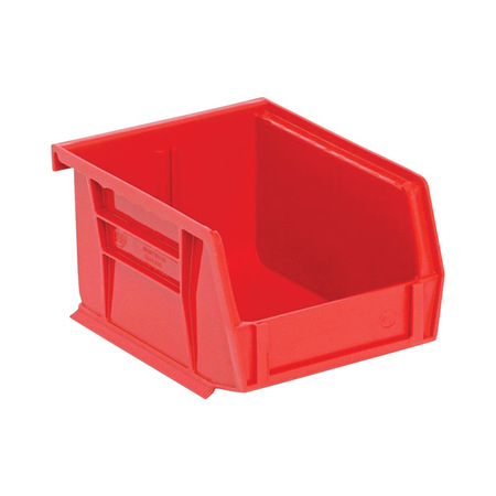 Quantum Storage Systems Storage Bin, 5-3/8 in x 4-1/8 in x 3 in, Red QUS210RD